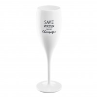 CHEERS sklenice s potiskem 'Save water drink champagne' 3436525